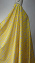 Artlux ~ 'Calla - Yellow & Lavender' Luxury Cotton Lawn ~ Made in Italy